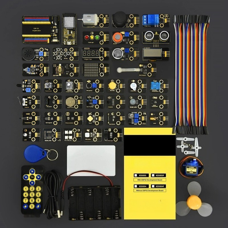Diy Electronics Projects For Adults - 大人向け42 in1 ESP32センサーモジュールキット Arduino CおよびMicroPython対応（65プロジェクト）DIY電子教育キット