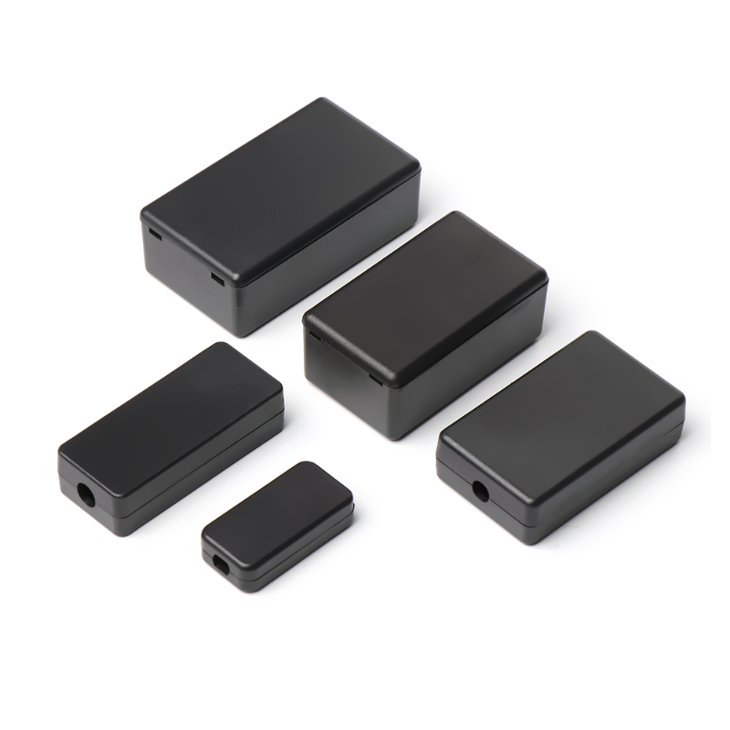 Diy Box Electronics Mall - 高品質の防水プラスチックケース,日曜大工用の黒いハウジング,電子プロジェクトボックス,電気用品,2個。
