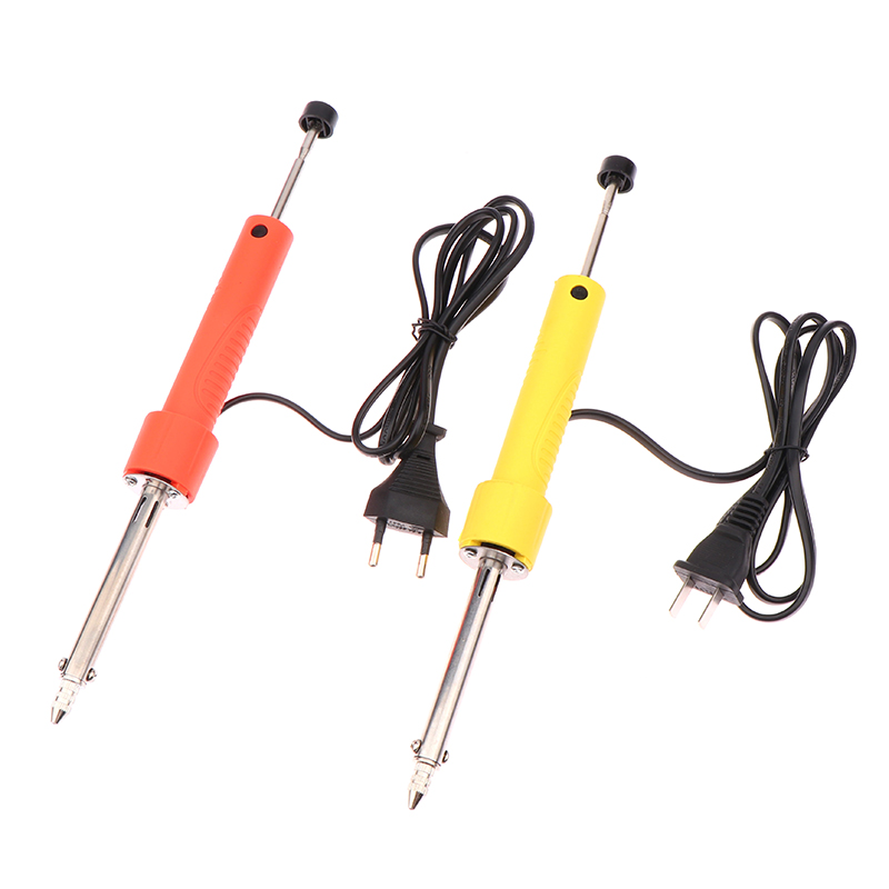 Desoldering Pump Solder - 1個入り電熱真空はんだ吸い取り器 110-220V EU US対応 耐久性のあるはんだ吸い取りポンプ はんだごてペン