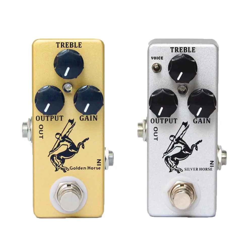 Diy Guitar Electronics - モスキーエフェクトペダル,ゴールド,シルバーホース,トゥルーバイパス,メタルシェル,ギターパーツとアクセサリー