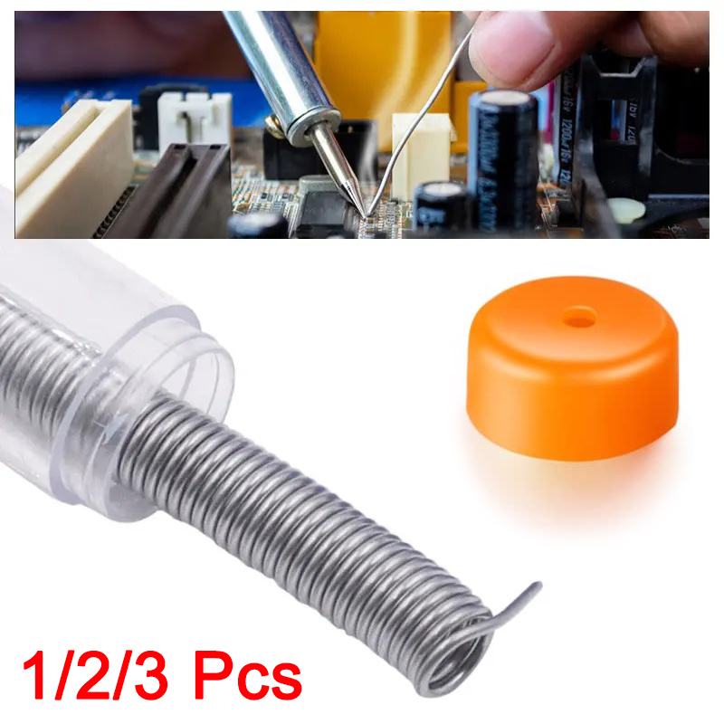 Flux Pen Electronics - 1/2/3個入りはんだワイヤー、0.8MM携帯用錫ワイヤーペン（フラックス入りロジンコア錫鉛溶接ラインはんだ付けツール）はんだ付けDIY作業用