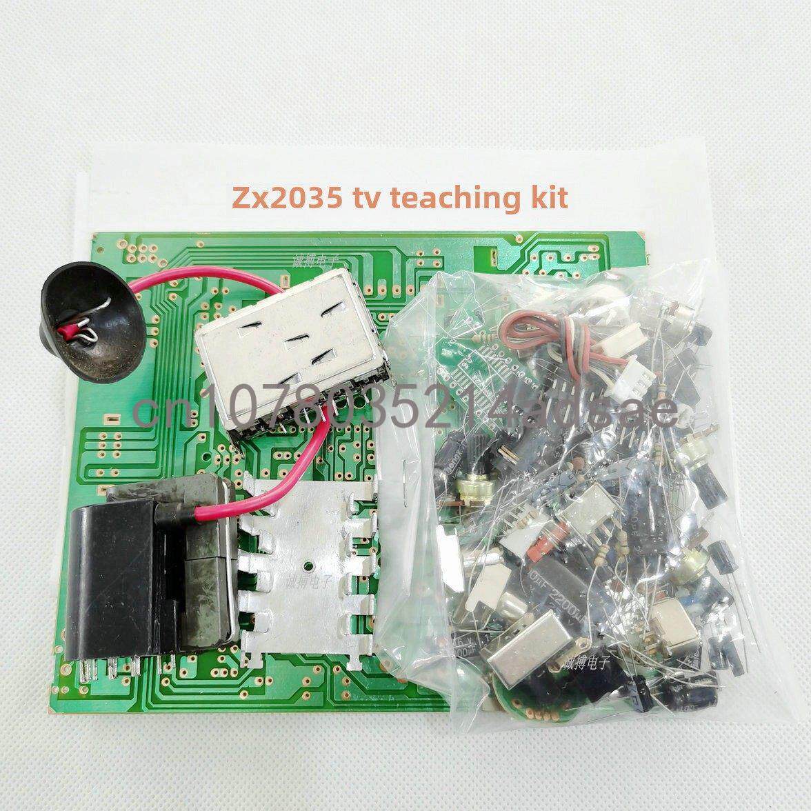 Diy Electronics Parts - 5.5インチ白黒テレビメインボードキット/部品、電子教育DIYはんだ付けプロジェクト