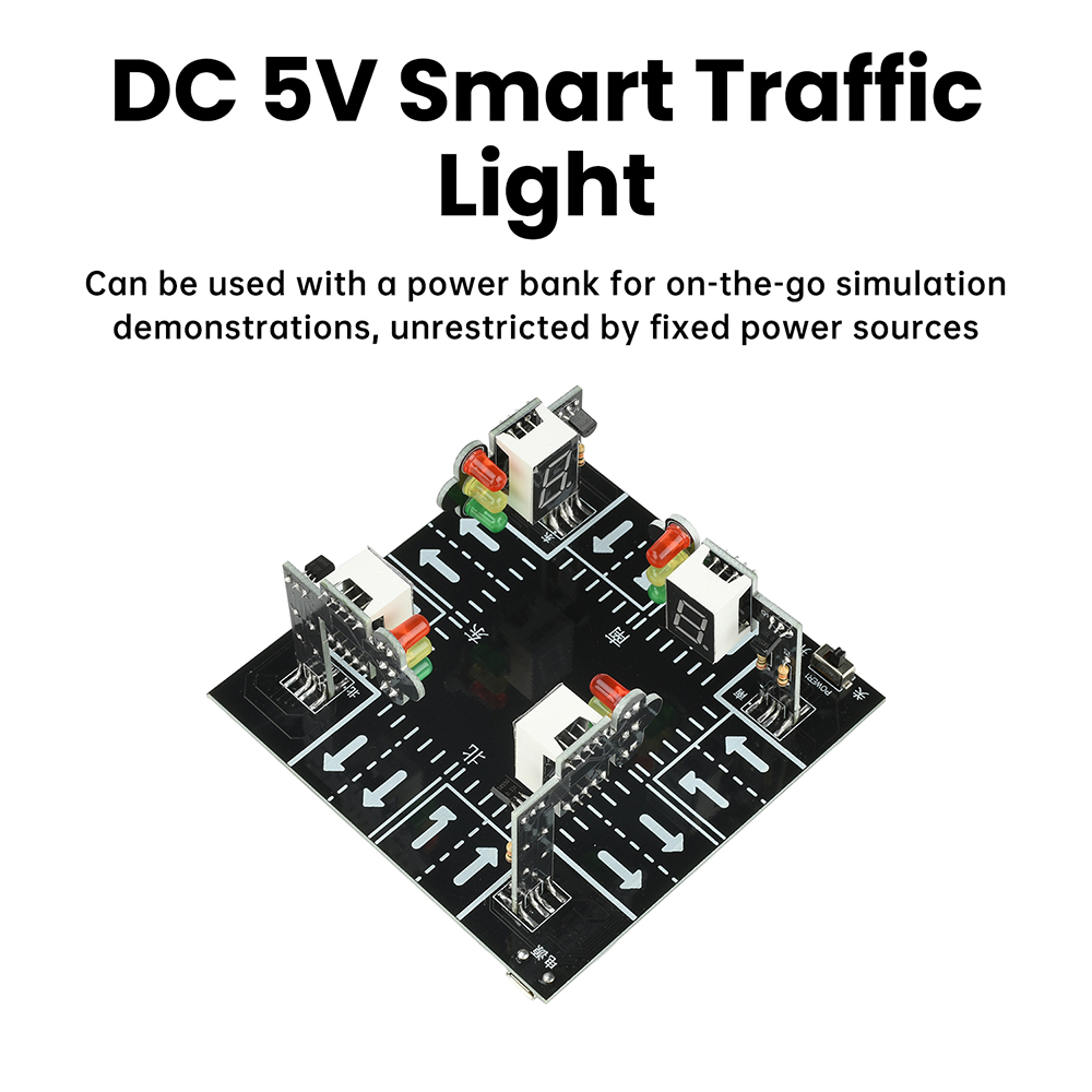 Diy Electronics Projects For Adults - サウンド付き信号機シミュレーターキット 点滅ライト DIY はんだ付け練習キット STEM 電子プロジェクト