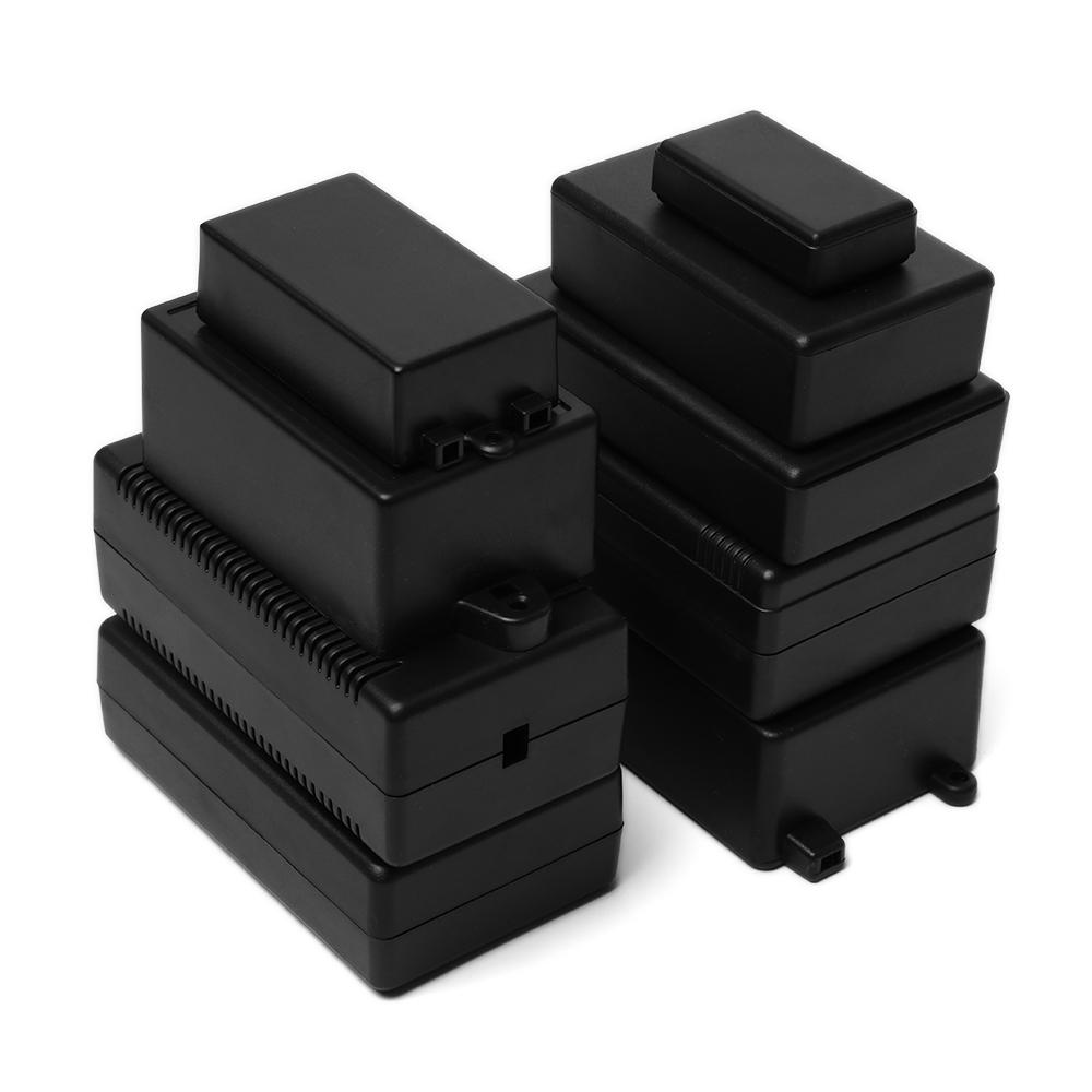 Diy Box Electronics Mall - プラスチック製収納ケース,1ピース,黒,防水,日曜大工のハウジング,電子収納ボックス,化粧品