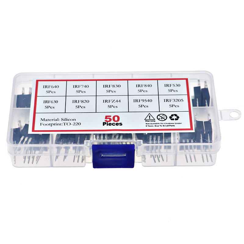 50 個 10 値 TO-220 Mosfet 電界効果トラ - Mosfet Transistor Set のレビューと価格