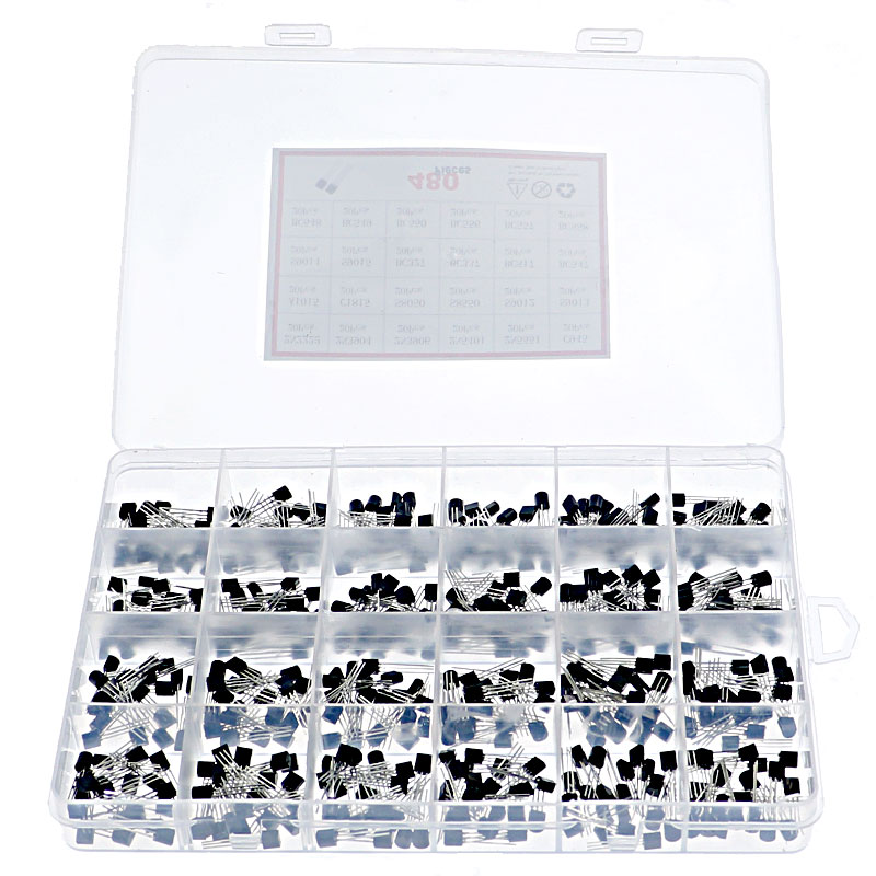シリコントラの品揃え,480ピース/箱,24種類の水処理用, - Mosfet Transistor Set のレビューと価格