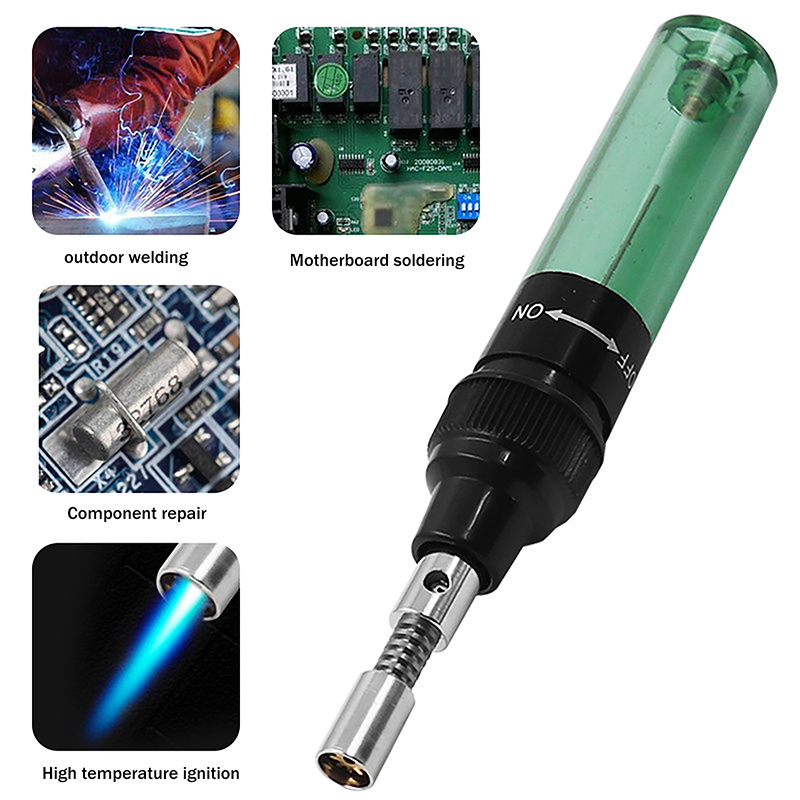1PC プラスチックメタル 1300 ℃   ブタンはんだご - Flux Pen Electronics のレビューと価格
