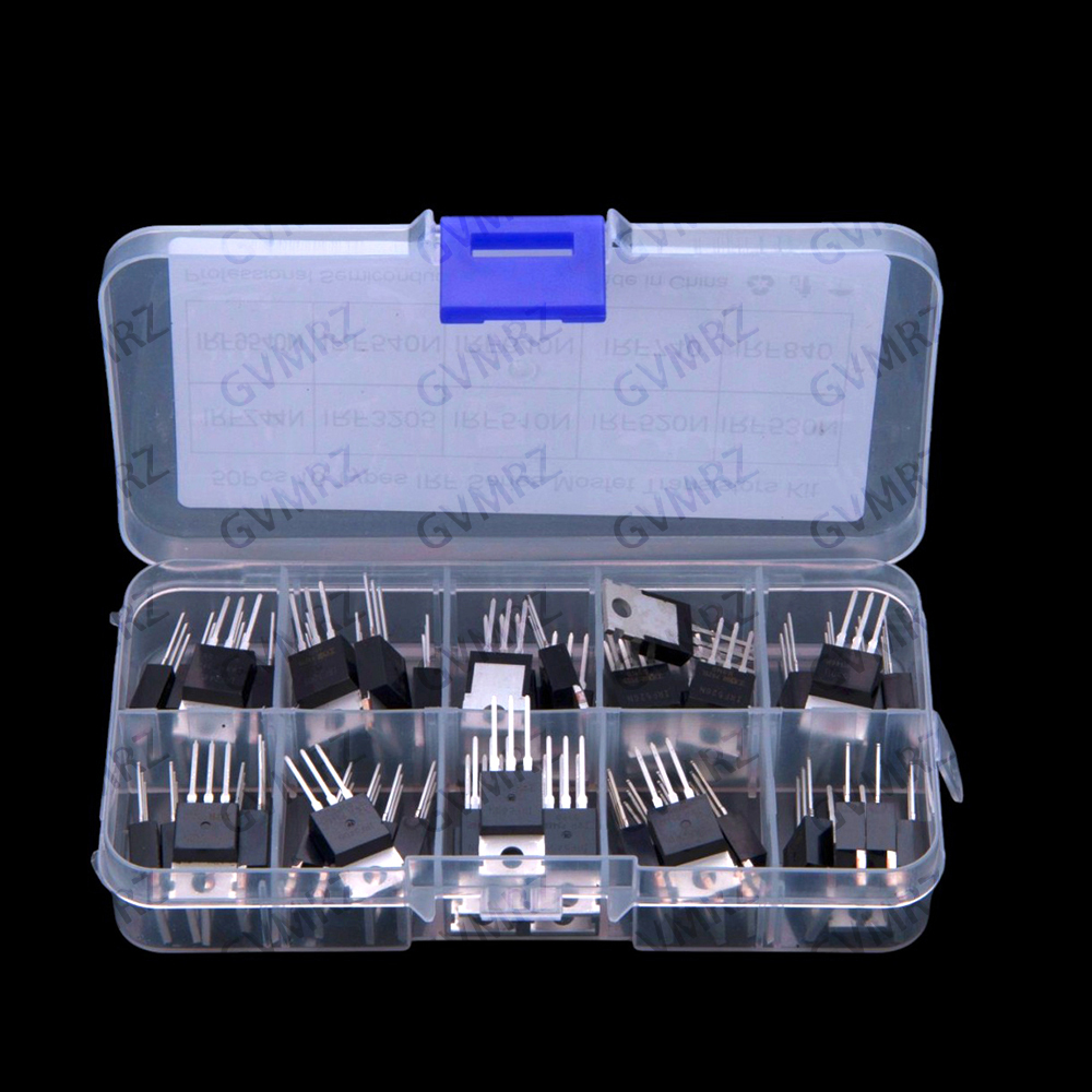 10種類のTO-220バリュー ​ ​ 50 個の IRF  - Mosfet Transistor Set のレビューと価格