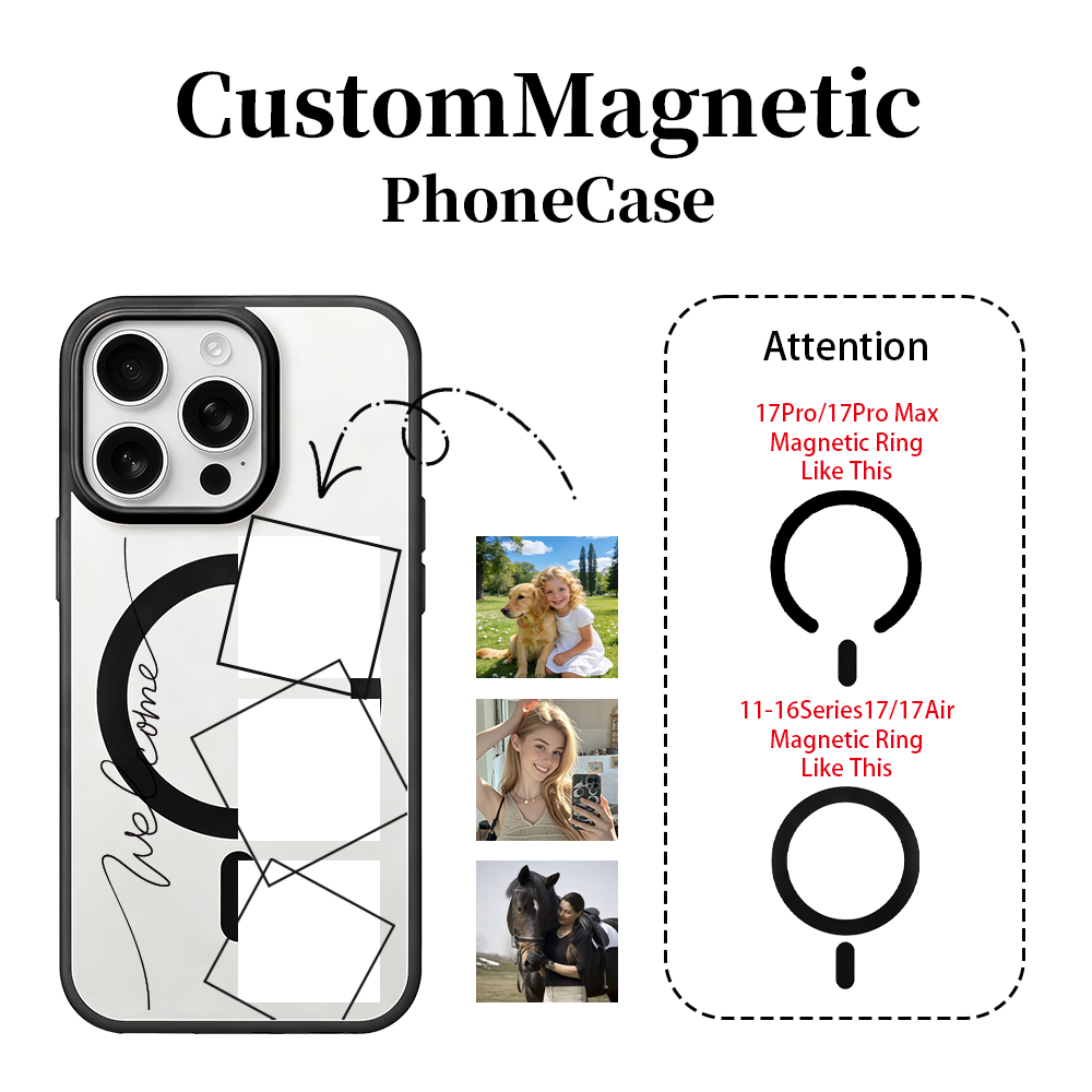 DIYカスタム写真入りマグネット式スマホケース iPhone - Diy Electronics Case のレビューと価格