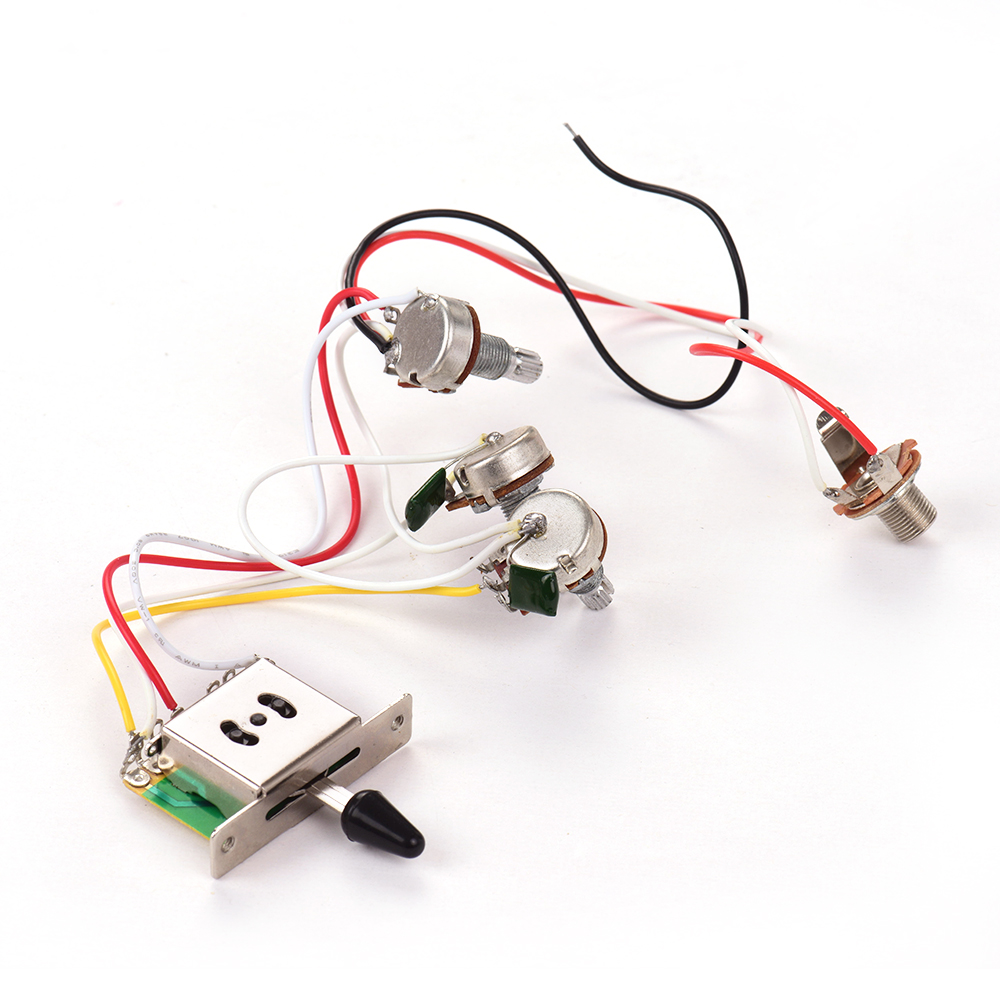 エレキギター配線ハーネスキット,1ボリューム,2トーン,1ジ - Diy Guitar Electronics のレビューと価格