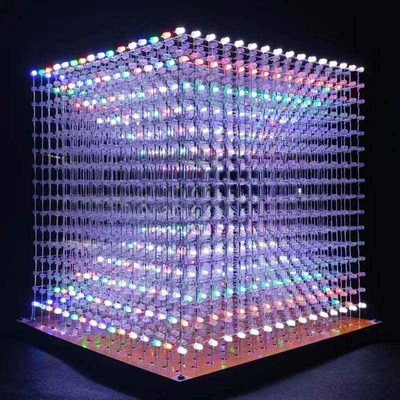 3 D16mini ライトキューブキット 16x16x16  - Diy Electronics Parts のレビューと価格