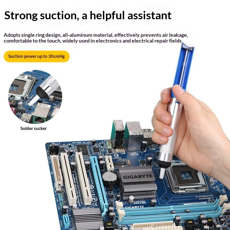 はんだ吸い取りペン アルミ製金属はんだ吸い取りポンプ 吸引式 - Desoldering Pump Solder のレビューと価格