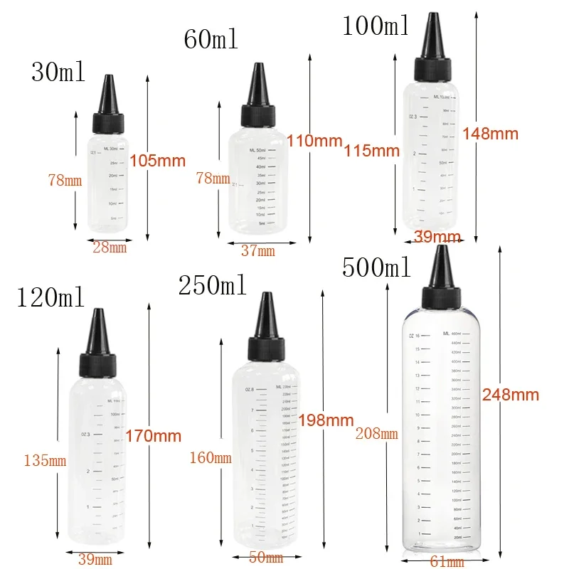 5 個 30 ミリリットル-500 ミリリットル空のプラスチ - Diy Vape Electronics のレビューと価格