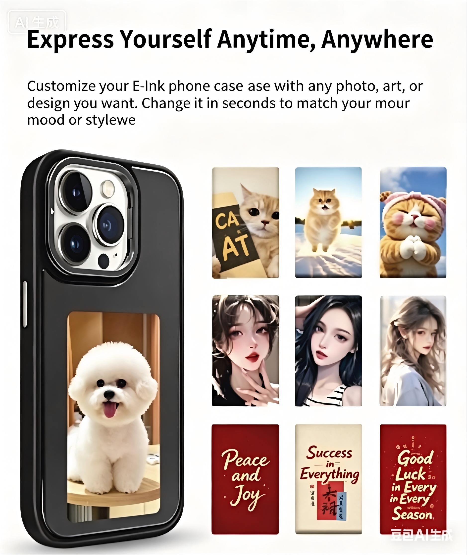 NFCスマートE-inkスマホケース DIY写真表示電子イン - Diy Electronics Case のレビューと価格