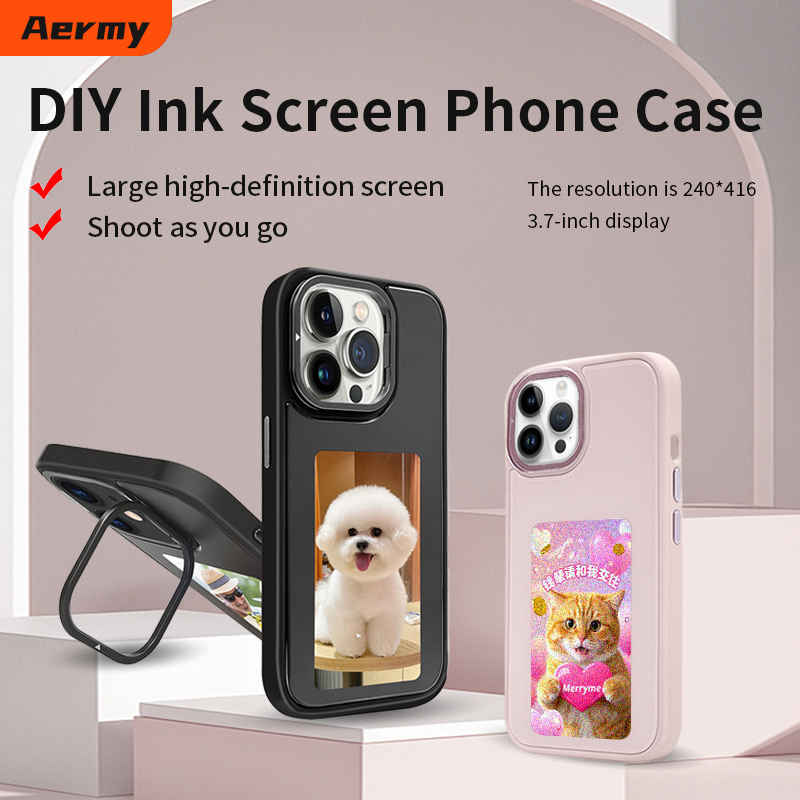 NFCスマートE-inkスマホケース DIY写真表示電子イン - Diy Electronics Case のレビューと価格