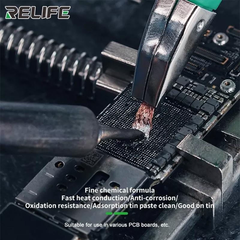 RELIFE はんだ除去メッシュアンチホットはんだ除去芯正確 - Desoldering Pump Solder のレビューと価格