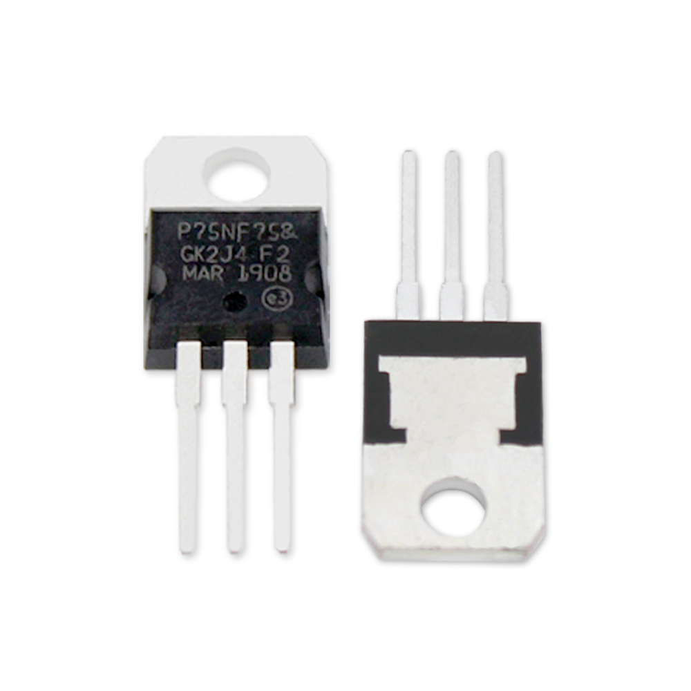 Mosfetフィールドエフェクトペア、stp75nf75、か - Mosfet Transistor Set のレビューと価格