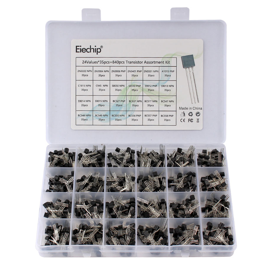 200-900 個 TO-92 トランジスタキット詰め合わせ - Mosfet Transistor Set のレビューと価格