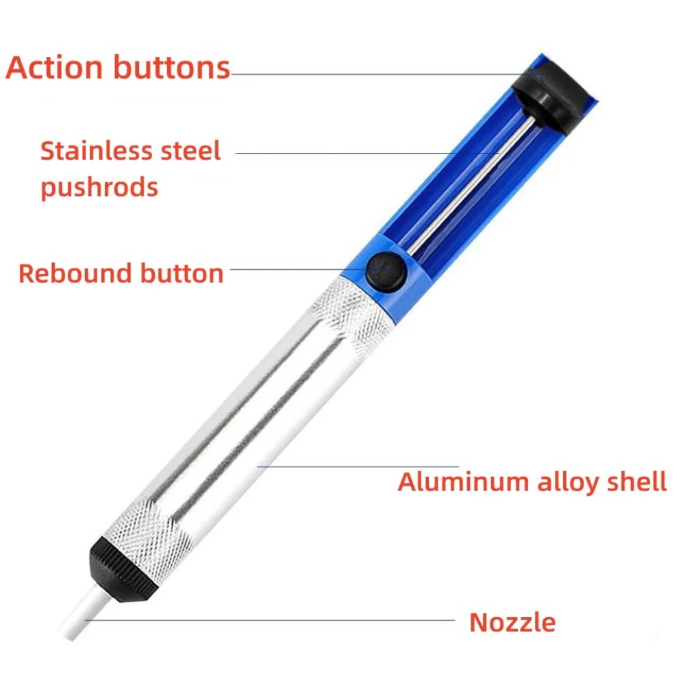 アルミはんだ除去ポンプ真空錫除去ペンはんだ除去メッシュ編組テ - Desoldering Pump Solder のレビューと価格