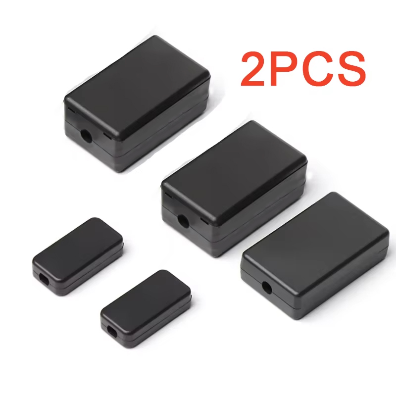 2 個のプラスチック防水ブラックボックス DIY ハウジング - Diy Box Electronics Mall のレビューと価格