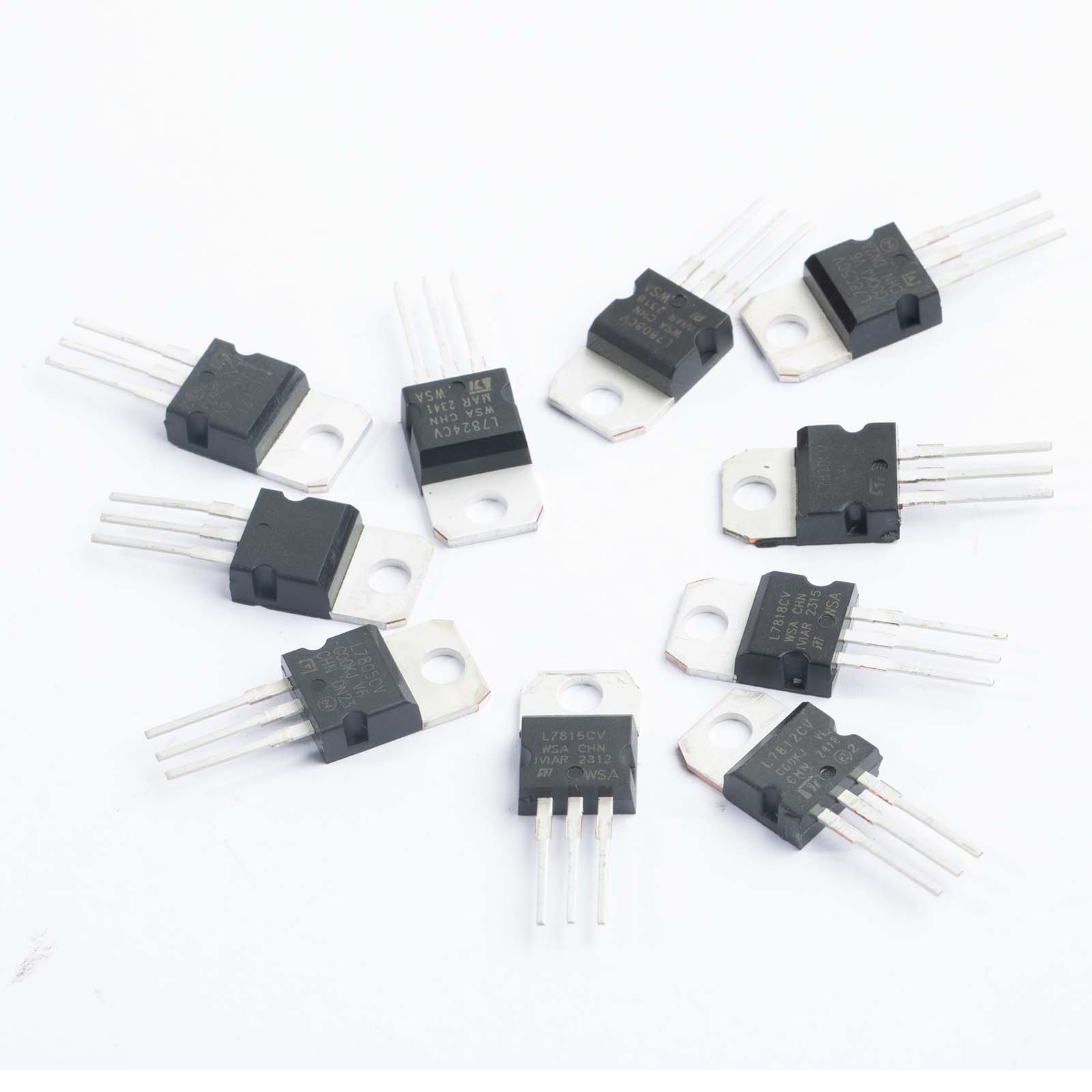 電圧レギュレーターキット、10値、t0-220、ポールボルト - Mosfet Transistor Set のレビューと価格