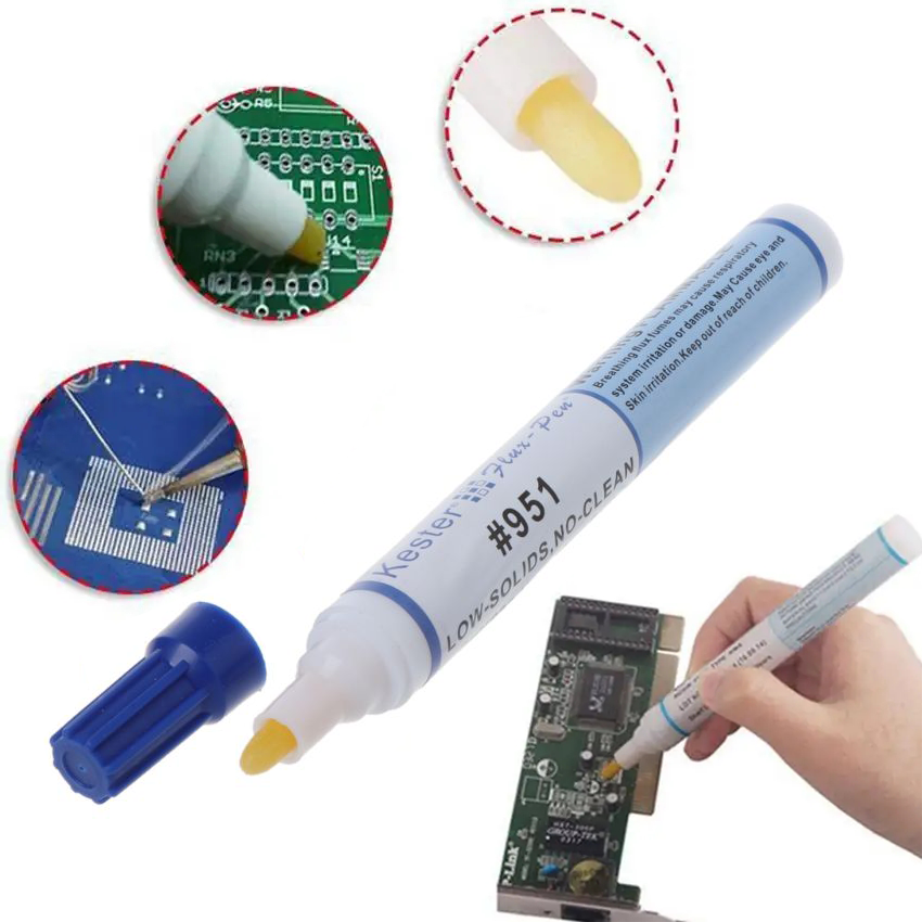 10 ミリリットルはんだロジンフラックスペン 951 低固体 - Flux Pen Electronics のレビューと価格