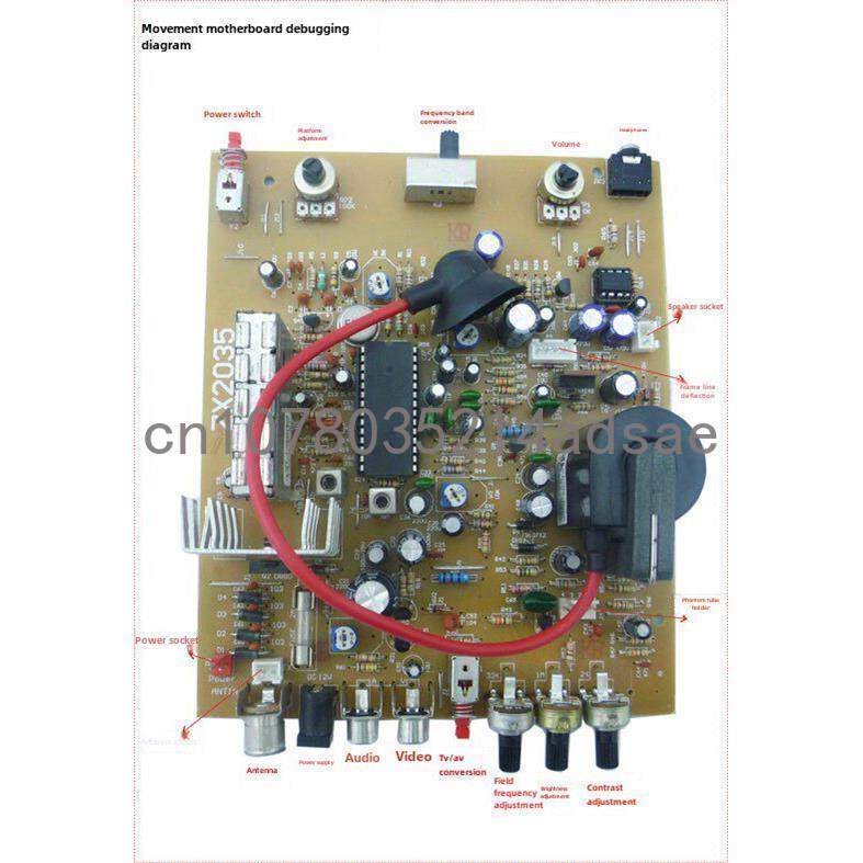 5.5インチ白黒テレビメインボードキット/部品、電子教育DI - Diy Electronics Parts のレビューと価格