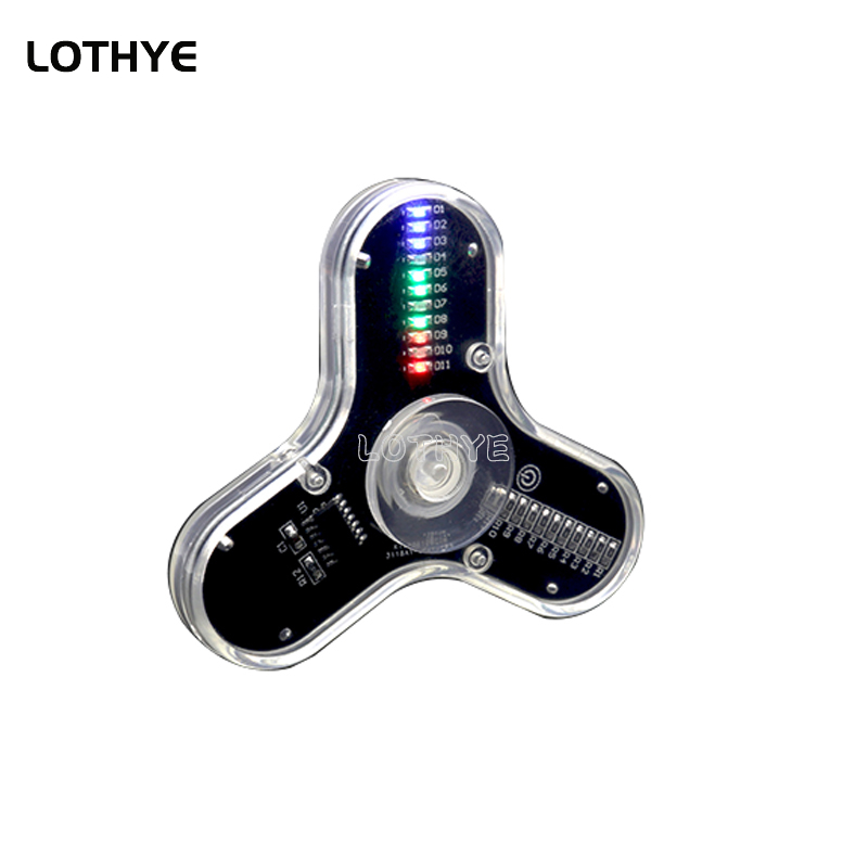 LEDフィジェットスピナーキット,ジャイロライト,日曜大工部 - Diy Electronics Parts のレビューと価格