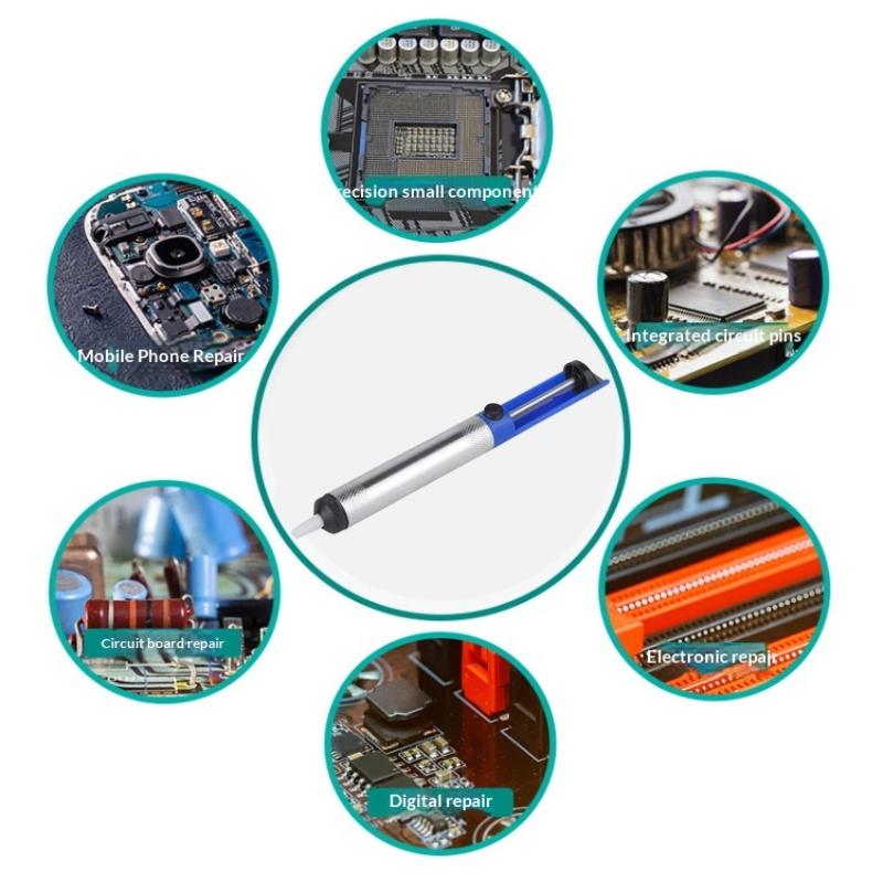 新しいアルミ製金属はんだ吸い取りポンプ、はんだ吸い取りペン、 - Desoldering Pump Solder のレビューと価格