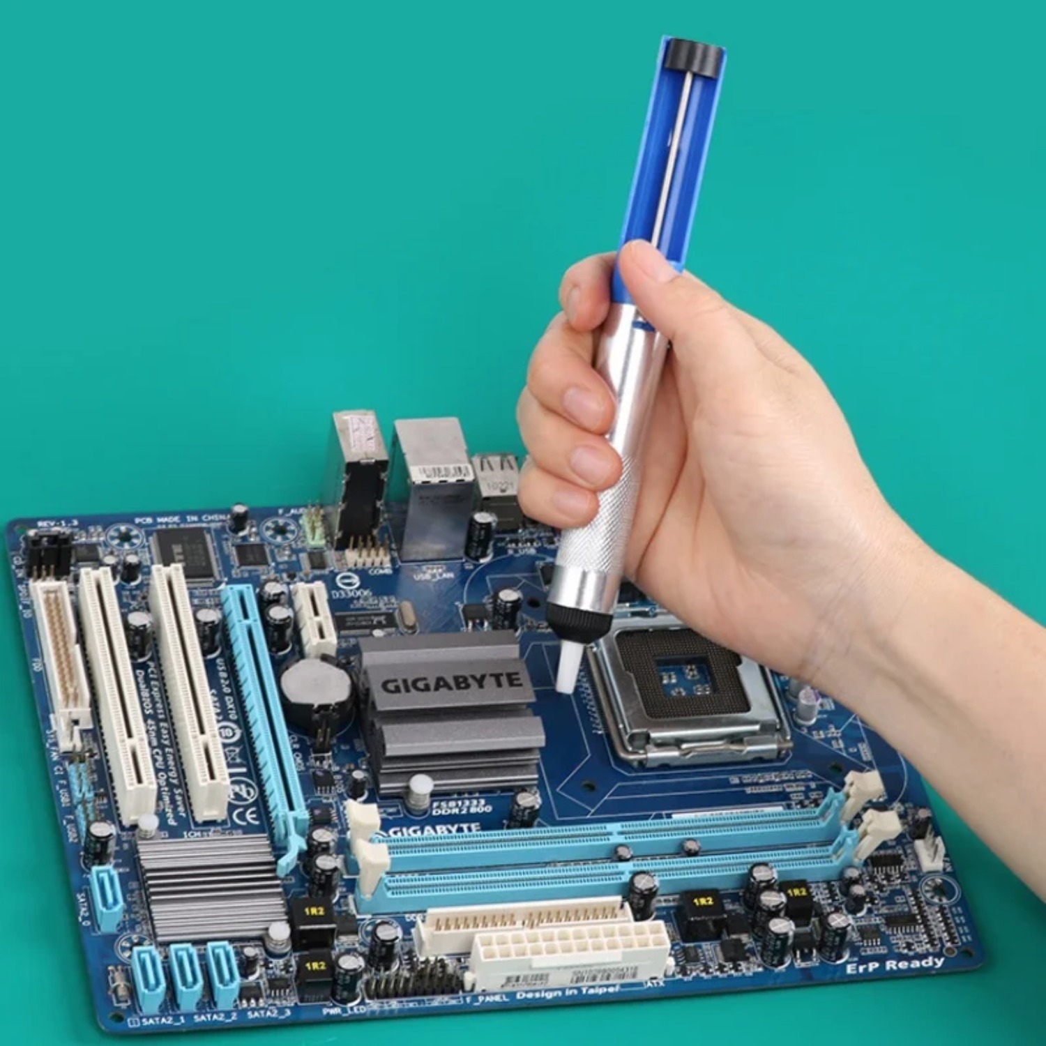 アルミ製金属はんだ吸い取りポンプ、はんだ吸い取りガン、はんだ - Desoldering Pump Solder のレビューと価格