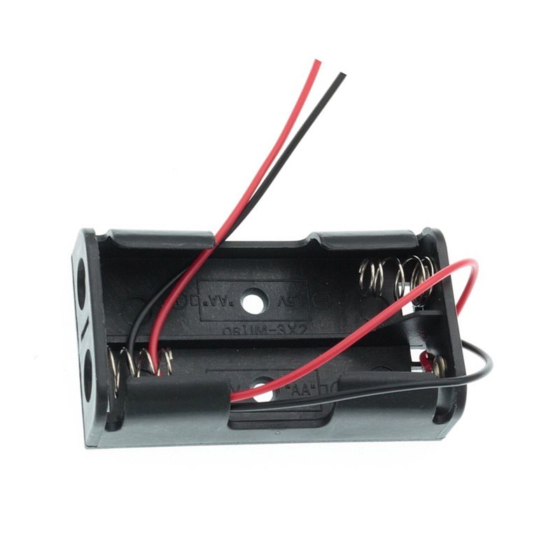 AAAEL-100個 2AA電池ケースボックス ワイヤーリー - Diy Electronics Wire のレビューと価格