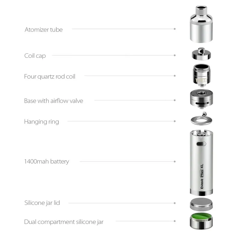 オリジナル Yocan Evolve Plus XL キット - Diy Vape Electronics のレビューと価格