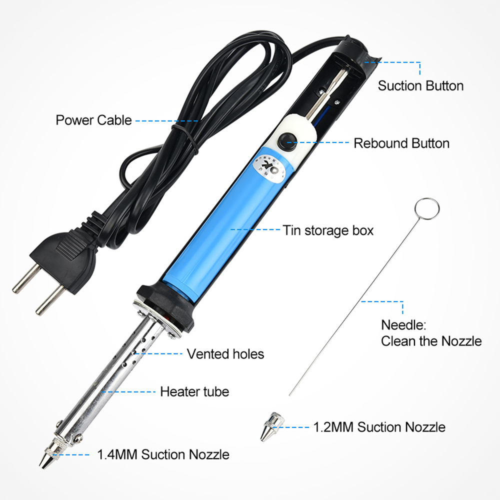 米国110V EU 220V電動錫吸引ペンはんだごてはんだ吸 - Desoldering Pump Solder のレビューと価格