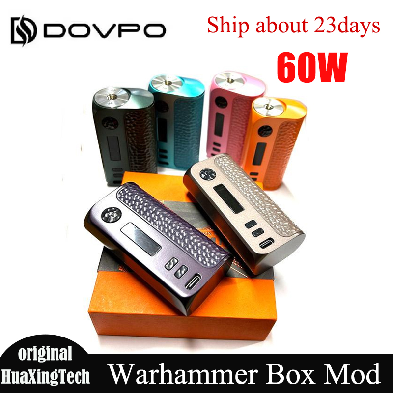 オリジナル Dovpo 60W ボックスモッド電子タバコ気化 - Diy Vape Electronics のレビューと価格