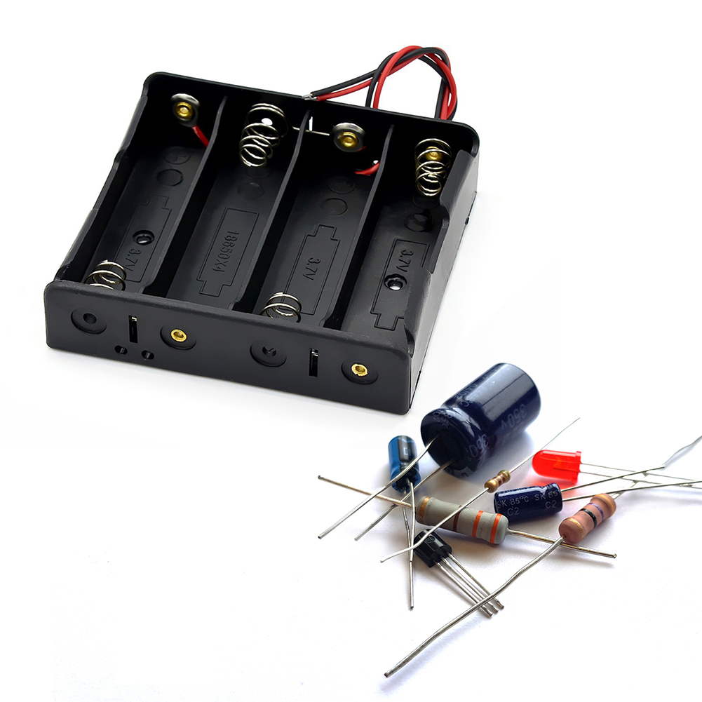 18650バッテリー収納ボックスケース 1 2 3 4スロッ - Diy Electronics Case のレビューと価格