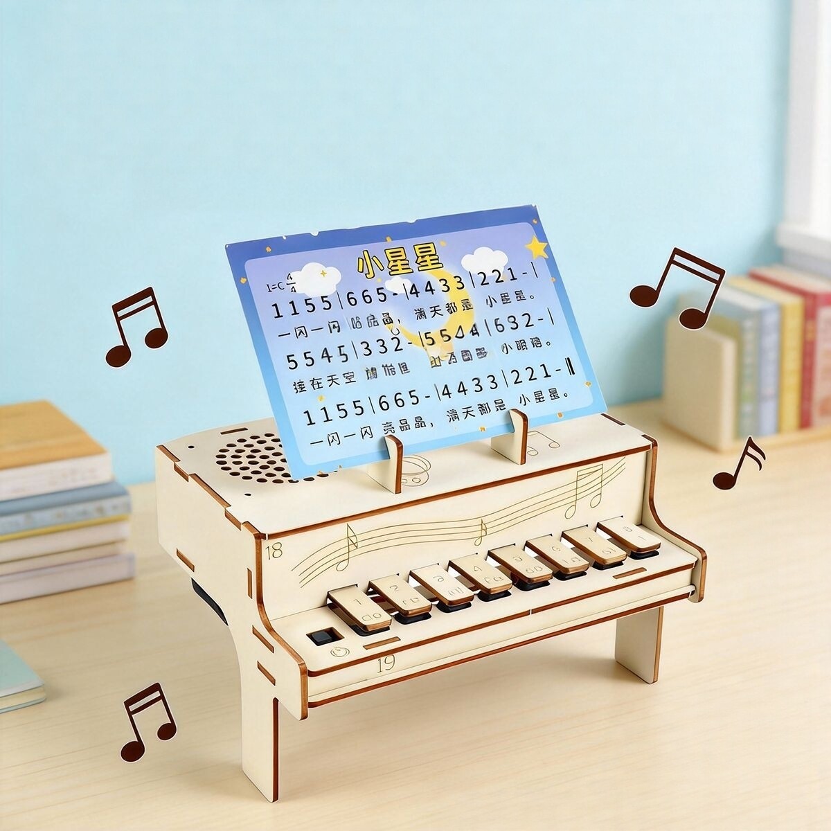 DIY 木製電子ピアノモデル STEM 組み立てキット物理学 - Diy Electronics Parts のレビューと価格