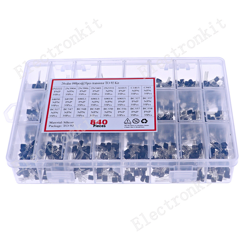 Pnpまたはnpnトランジスタアソートキット、〜-92、bc - Mosfet Transistor Set のレビューと価格