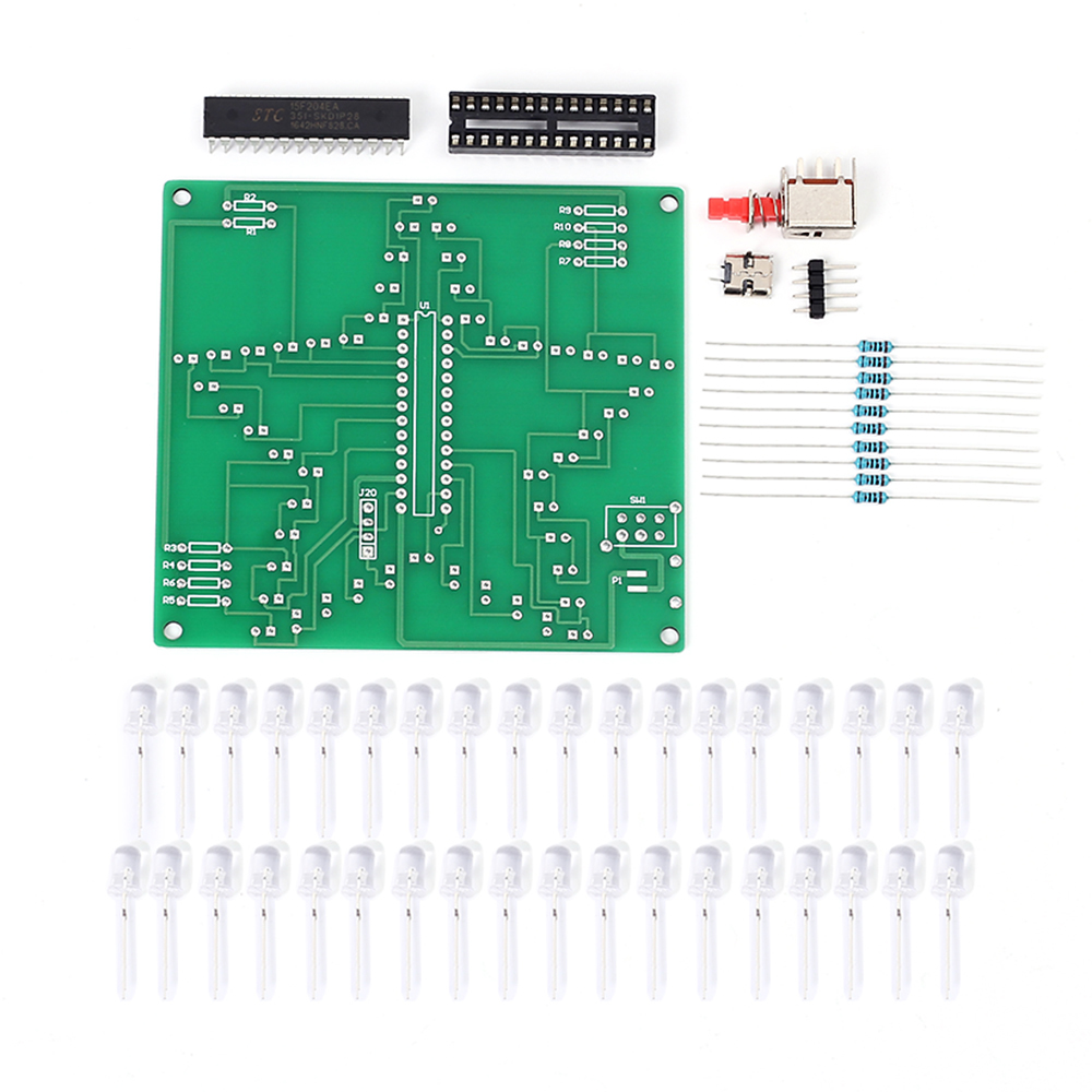 DIY電子キット 3D五芒星ウォーターライト点滅LEDはんだ - Diy Electronics Projects For Adults のレビューと価格