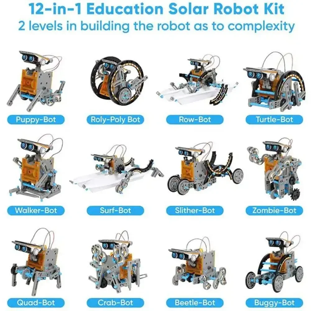 13 in 1 ソーラーロボット科学キット DIY ビルディ - Diy Electronics Parts のレビューと価格